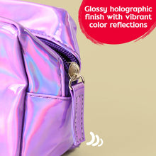 Holographic Shiny Waterproof Travel Cosmetic Pouch (1 Pc)