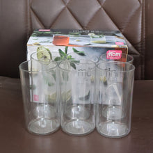 Supermom Plastic Martini Clear Glass Set (6 Pc)