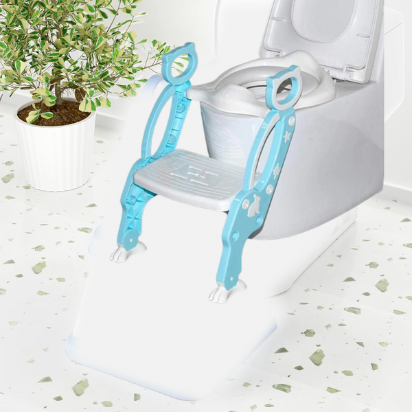 2 In 1 Potty Training Toilet Seat with Step Stool Ladder For Toddlers