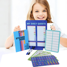 Magnetic Board, Sticker Book & Activity Cards (1 Set)