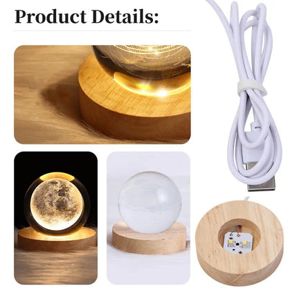 3D Crystal Lamp Ball (Assorted Design)