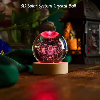 3D Crystal Lamp Ball (Assorted Design)