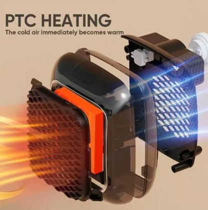 Portable Turbine Heater | Mini Room Heater for Winter