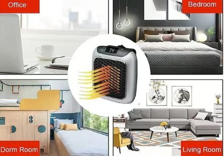 Portable Turbine Heater | Mini Room Heater for Winter