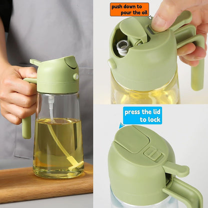 Oil Sprayer & Dispenser (500ml) – For Healthy Cooking and Portion Control