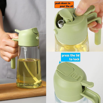 Oil Sprayer & Dispenser (500ml) – For Healthy Cooking and Portion Control