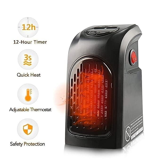 Room Heater Handy Heater for Home, Office, Camper | LED Screen 400W Portable Wall Heater