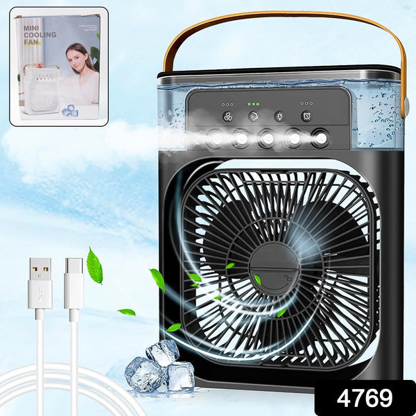 Portable Air Conditioner Fan - Personal Desk Cooling Fan (Battery Not Included)