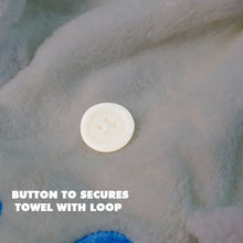 Premium Soft Microfiber Hair Drying Towel Wrap with Button (1 Pc)
