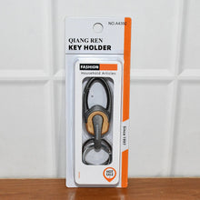 Premium Metal Keychain Carabiner Clip Hook with Dual Key Rings (1 Pc)