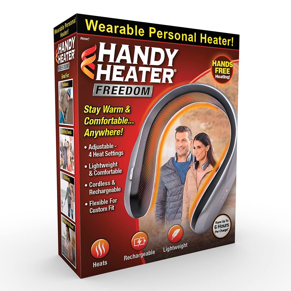 Handy Heater Freedom | Wearable Neck Heater with 4 Heat Settings & Comfort-Heat Technology