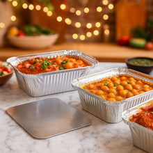 Freshee Aluminium Food Container with Lid — 450 ml — 10 Pc