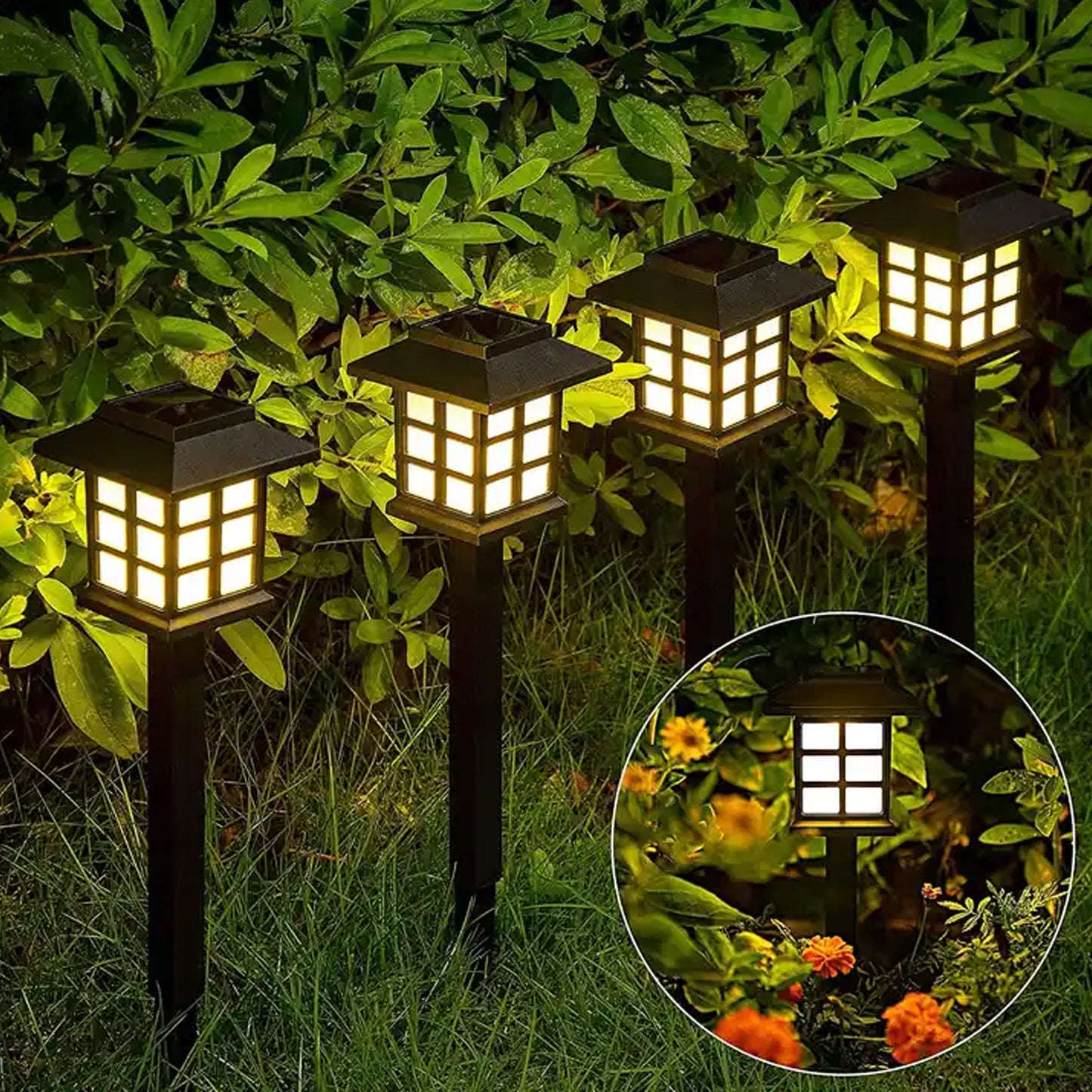 Eco-Friendly Solar Pathway Lights for Stunning Outdoor Spaces (6 Pack)